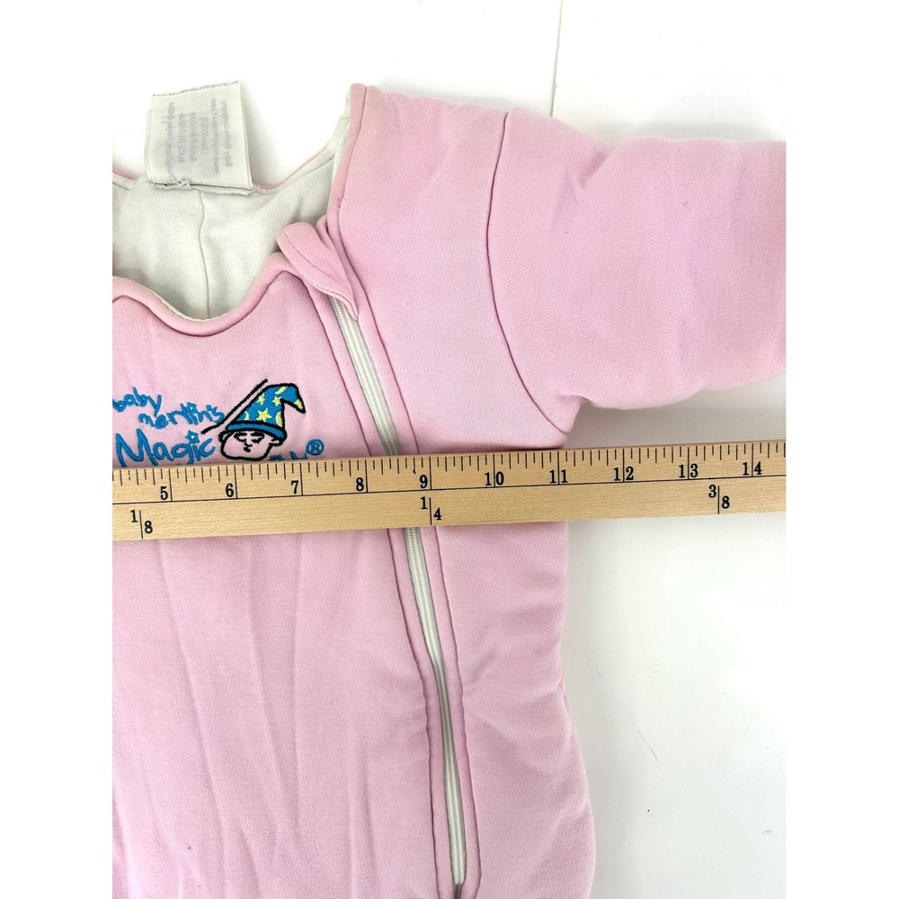 Baby Merlin's Magic Sleepsuit Pink Cotton 6-9 Months 18-21 lbs Large - Picture 5 of 7
